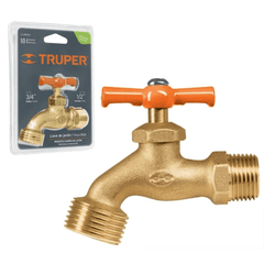 GRIFO BOCA LISA TRUPER 1/2 LLAVE JARDIN 49086