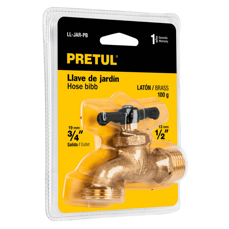 GRIFO PRETUL BRONCE LLAVE JARDIN BLISTER 23145
