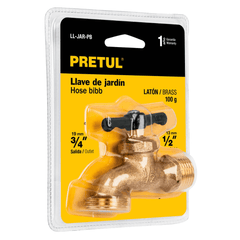 GRIFO PRETUL BRONCE LLAVE JARDIN BLISTER 23145