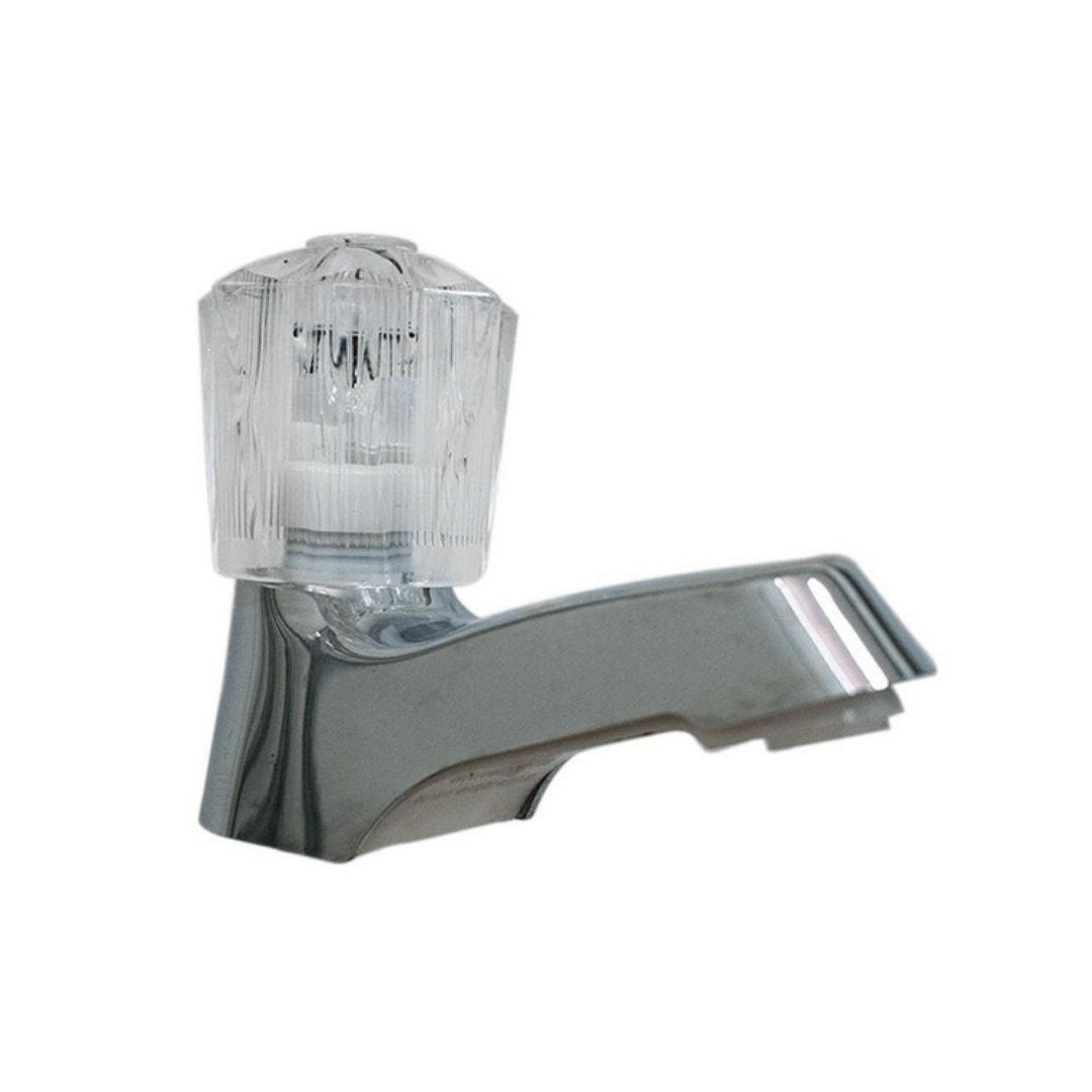 LLAVE LAVAMANOS GRIVAL SENCILLA POMO CRISTAL BRIZA GRIFLEX 321493331 Ferreteria Bervar