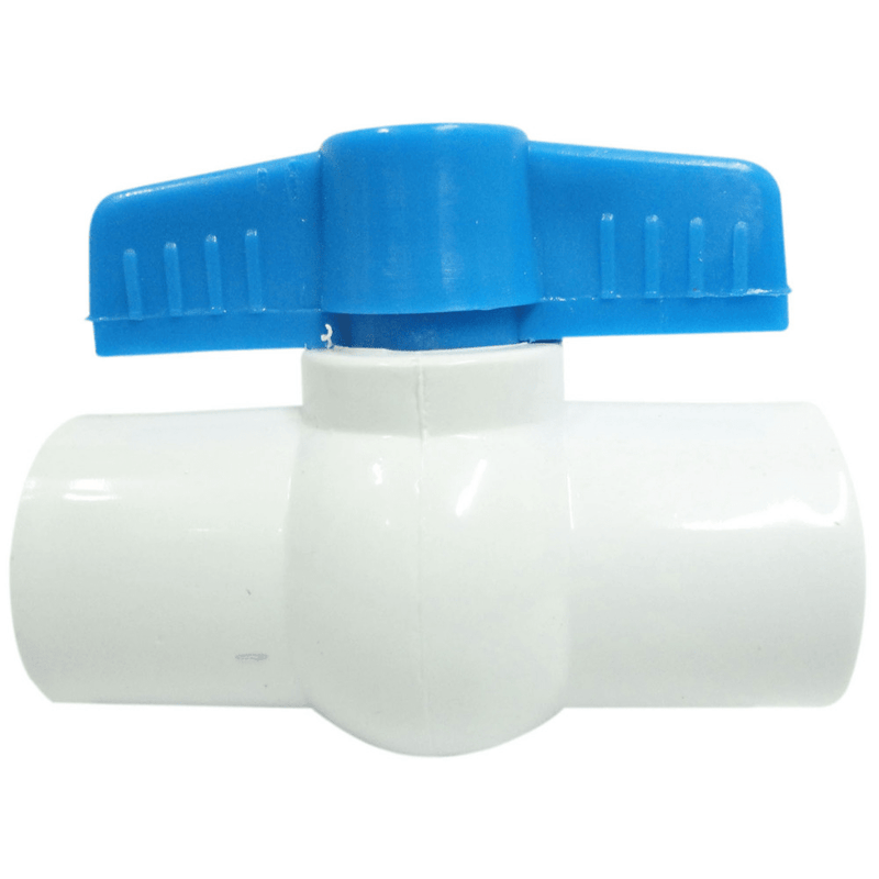 LLAVE PASO 1 1/2 PVC LISA LLAVE BOLA HT20129