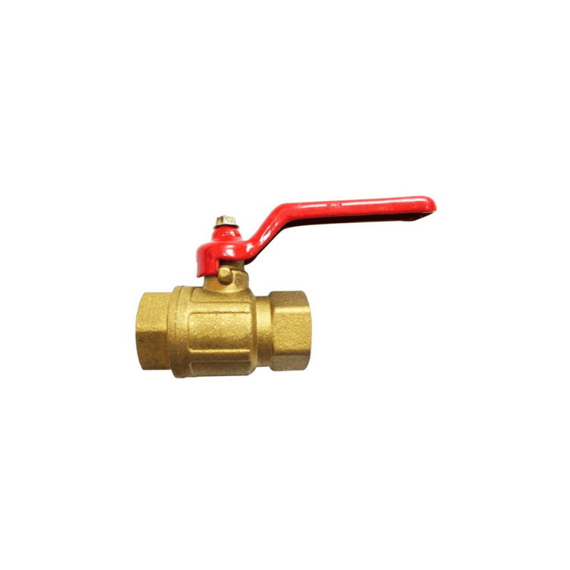 LLAVE PASO 1/4 METALICA ROJA