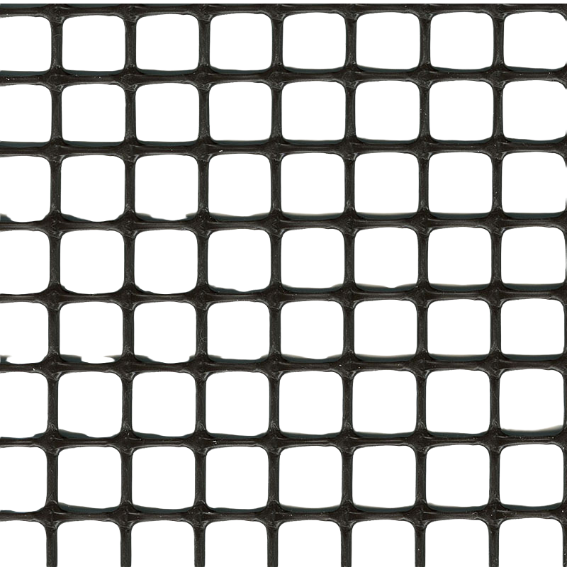 MALLA PLASTICA CUADRADA MULTIUSOS 3X3 NEGRA