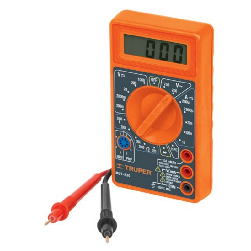 MULTIMETRO DIGITAL / TESTER DIGITAL TRUPER 10400