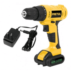 TALADRO INALAMBRICO 3/8 PRETUL BATERIA ION LITIO 12V 29975